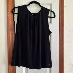 XL Black Calvin Kline Sleeveless Blouse